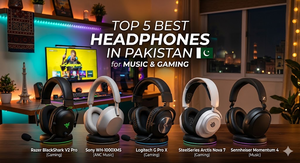 Top 5 Best Headphones in Pakistan for Music & Gaming