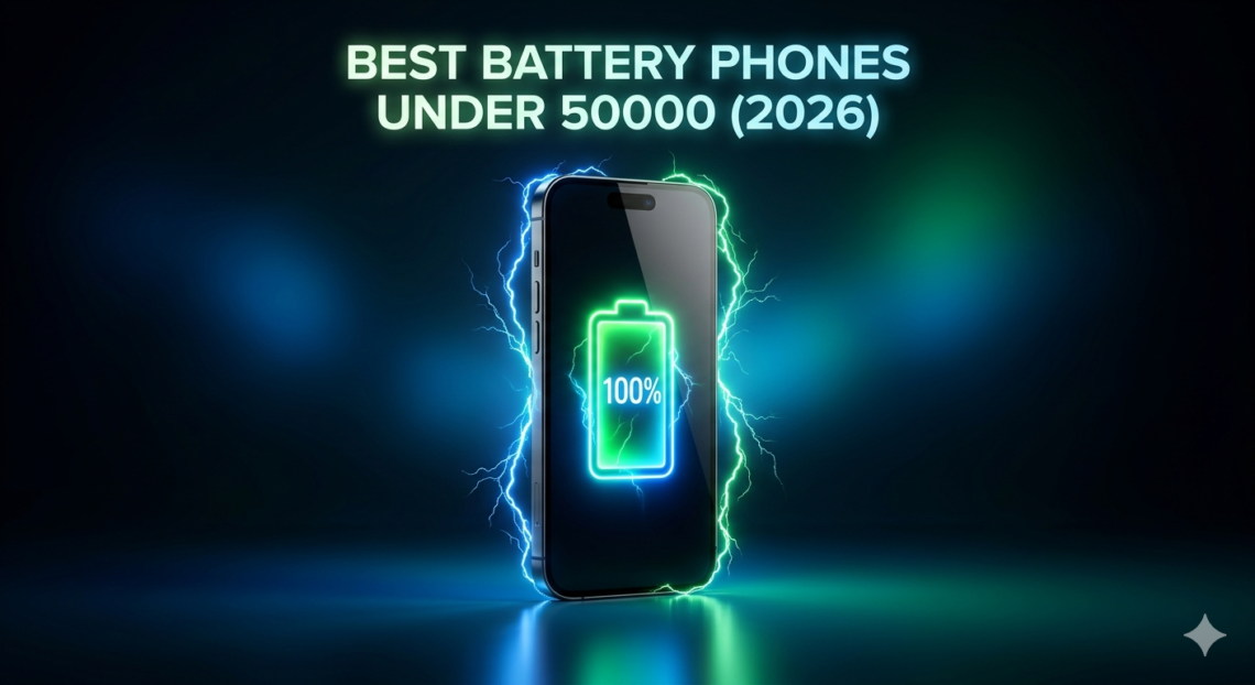 Top Battery Phones Below 50000 in Pakistan (2026)