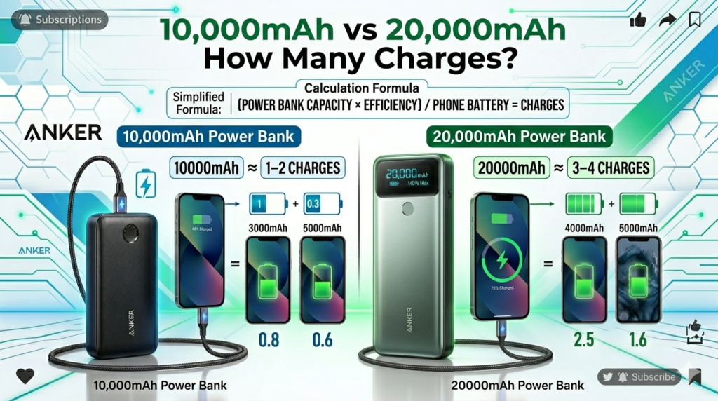 How Many Times Can a Power Bank Charge Your Phone? Complete Guide (2026)