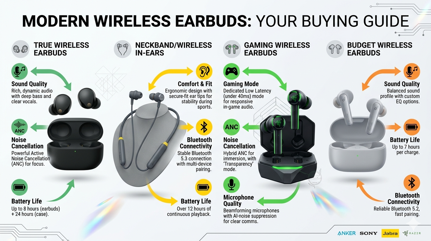 How to Choose Wireless Earbuds Best Guide 2026